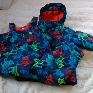 Children's Place Dinosaurs Snowsuit 3 pieces